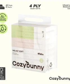 Velvet Soft Facial Tissues 40 Sheets